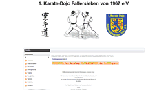 Desktop Screenshot of karate-dojo-fallersleben.de